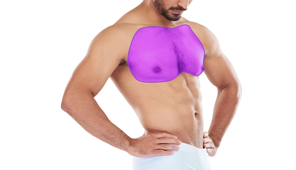 Лазерная эпиляция груди у мужчин