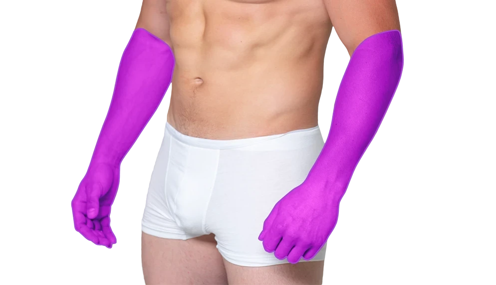 Лазерна епіляція рук нижче ліктів для чоловіків