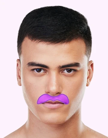 Лазерна епіляція верхньої губи для чоловіків